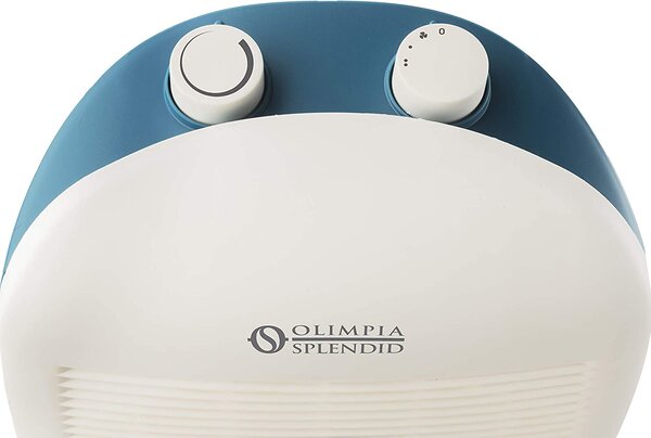 OLIMPIA SPLENDID Termoventilatore Stufa elettrica Caldobagno Potenza 2000 Watt con Termostato - 99338 Caldo Relax
