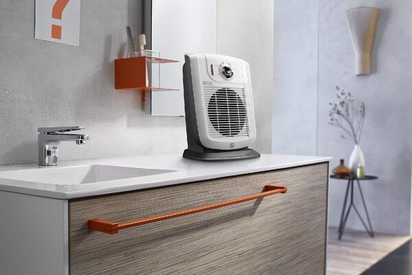 De Longhi Termoventilatore Stufa elettrica Caldobagno Potenza 2000 Watt con Termostato - HBC 3030