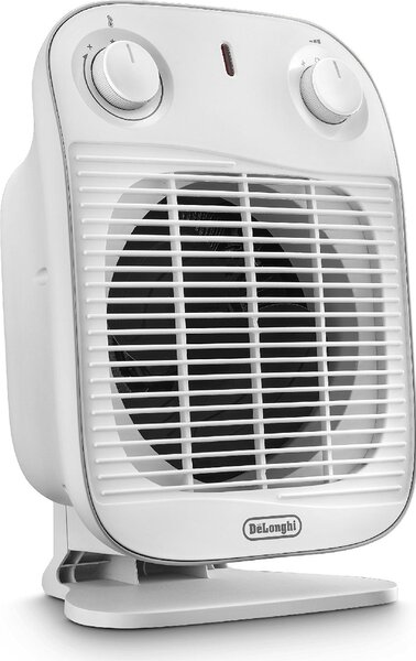 De Longhi Termoventilatore Stufa Elettrica Caldobagno Potenza 2000 Watt con Termostato colore Bianco - HFS50A20.WH