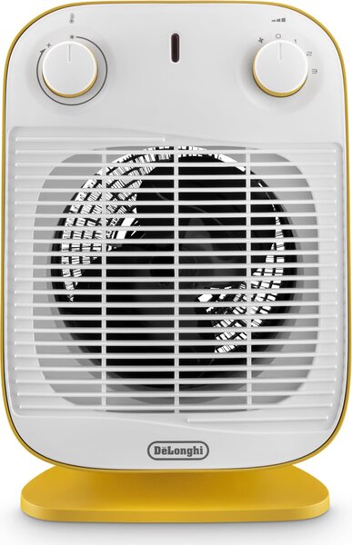 De Longhi Termoventilatore Stufa Elettrica Caldobagno Potenza 2000 Watt con Termostato colore Giallo - HFS50B20.YE