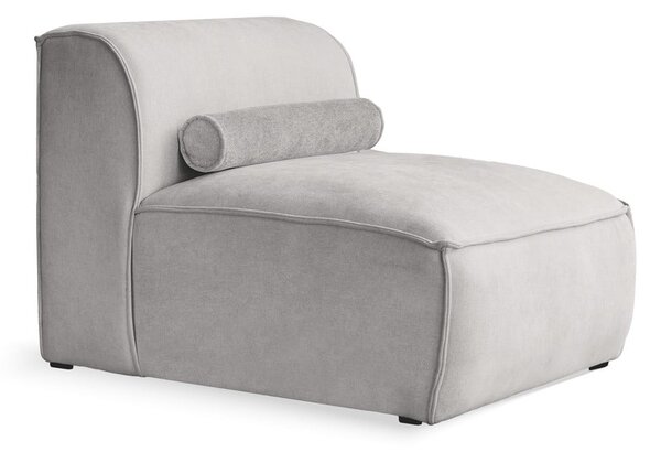 Divano componibile in grigio chiaro (solo con parte centrale) Flex Felix – Miuform