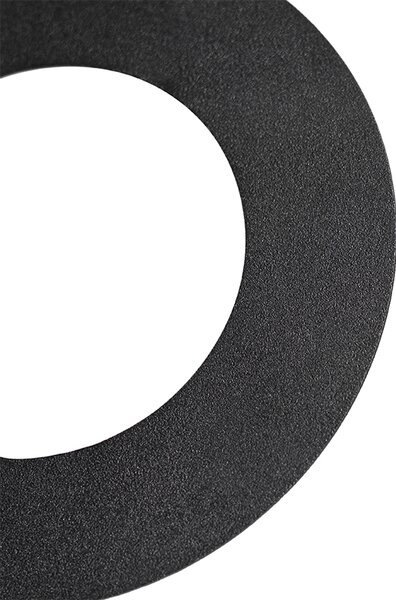 Set di 6 distanziatori neri per faretti da incasso 7,5 - 13 cm - Spacer