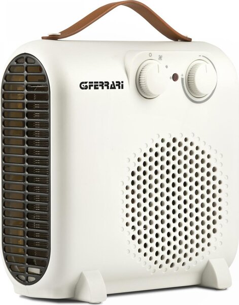G3 Ferrari Termoventilatore Stufa elettrica Caldobagno Potenza 2000 Watt con Termostato e Funzione ventilazione colore Bianco - G60029 Tepor