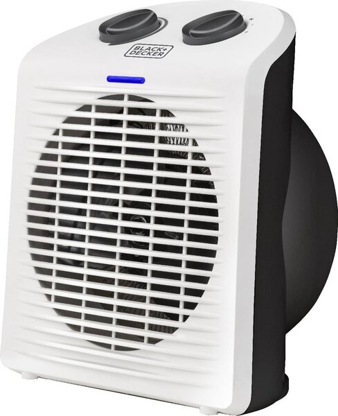 Black & Decker Termoventilatore Stufa elettrica Caldobagno Potenza 2000 Watt Termostato - BXSH 2000E