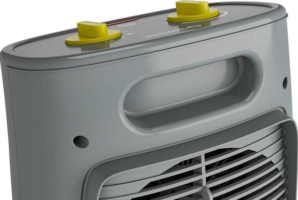 OLIMPIA SPLENDID Termoventilatore Stufa elettrica Caldobagno Potenza 2000 Watt Oscillante e termostato IP21 - 99294 Caldo Rock O