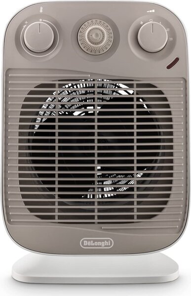 De Longhi Termoventilatore Stufa Elettrica Caldobagno Potenza 2200 Watt con Timer Silenzioso - HFS50D22