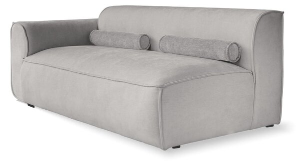 Divano componibile in grigio chiaro (con penisola a sinistra) Flex Felix – Miuform
