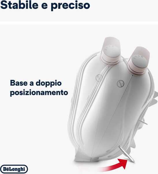 De Longhi Termoventilatore Stufa elettrica Caldobagno Potenza 2400 Watt IP21 colore Bianco - HFS30B24.W