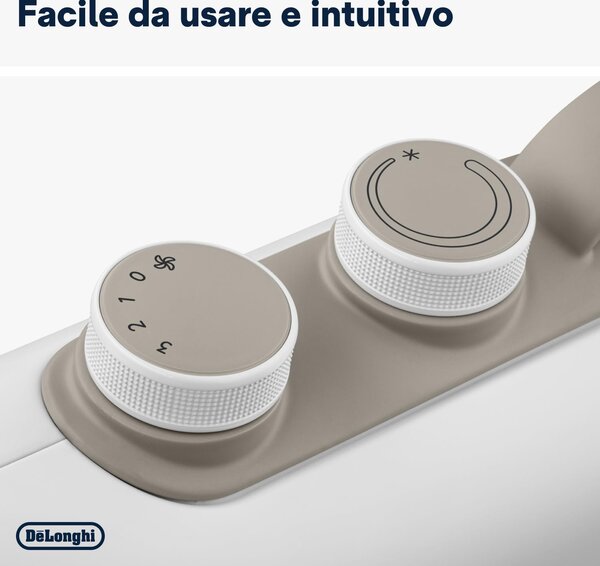 De Longhi Termoventilatore Stufa elettrica colore Bianco - HFS70B20.WH Capsule Fit