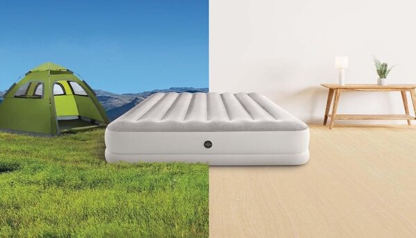 Materasso gonfiabile Intex Dura-Beam 191 x 99 cm con pompa inclusa