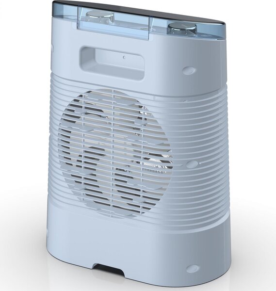 Imetec Termoventilatore Stufa elettrica da Pavimento Potenza 2100 watt colore Blu - 4029 Silent Power Protection