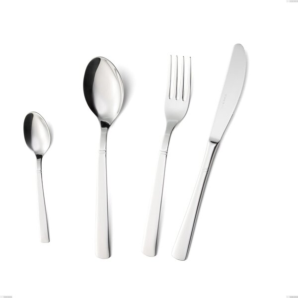 Coltello pesce da servizio lux, Acciaio inox Aisi 304 Posate Lucide, spessore 2.5 mm, lunghezza 245 mm