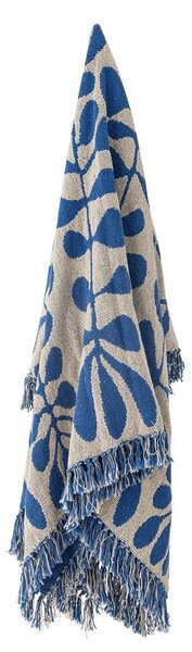 Coperta blu 130x160 cm Nevine - Bloomingville