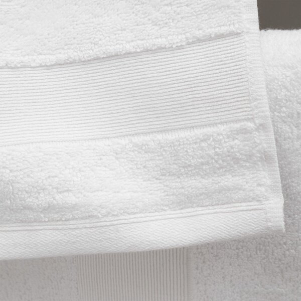 Set di asciugamani per viso e corpo tipo terry bianchi in cotone 6 pz Anti-Bacterial – Catherine Lansfield