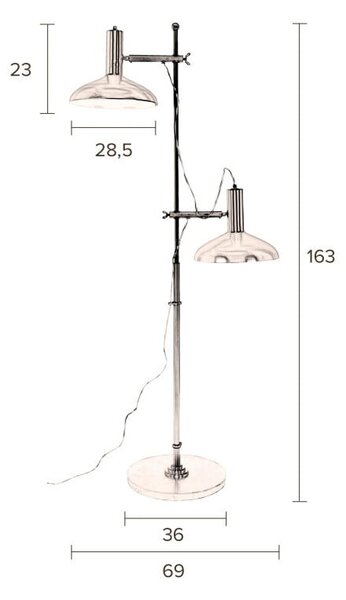 Lampada da terra Karish - Dutchbone