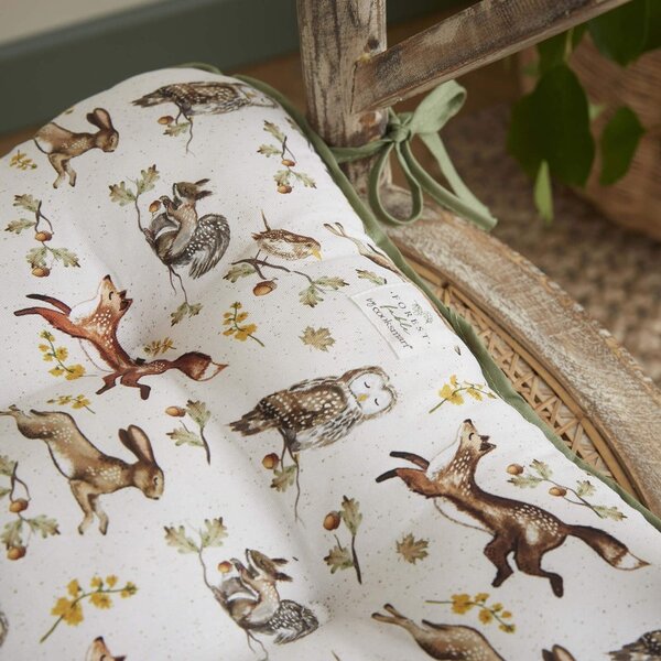 Cuscino per sedia in cotone 36x34 cm Forest Fable – Cooksmart ®