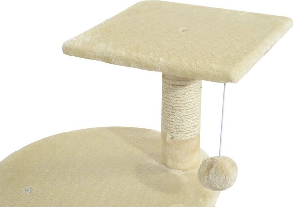 AllMyPets Tiragraffi per Gatti Albero Tiragraffi Beige - D30035