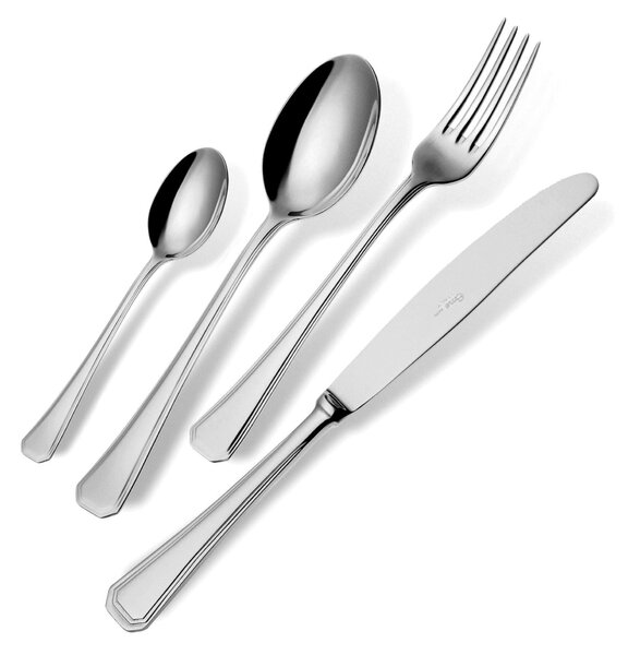 Confezione vetrina 6 pezzi cucchiaini bibita Savoia, Acciaio inox 18.10 (AISI304), spessore 2.5 mm