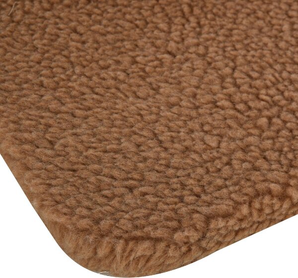 AllMyPets Tiragraffi per Gatti Albero Tiragraffi con Cuccia, Cuscino, Rivestimento Peluche e Pali in Corda Sisal 45x45x91 cm colore Marrone - 269BN