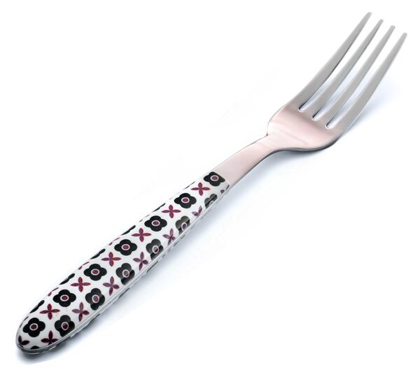 Confezione vetrina 24 pezzi Vero Manhattan, Inox 18/C (AISI430), manico in nylon adatto alla lavastoviglie