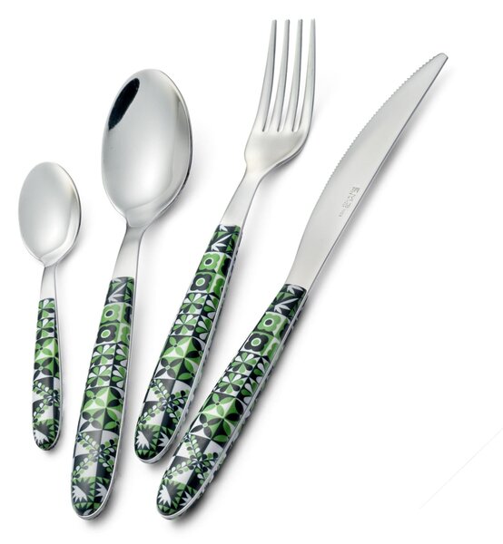 Confezione vetrina 1 pezzo pala torta vero icon, acciaio 18.0 nickel free, manicatura pbt sublimato acciaio lucido