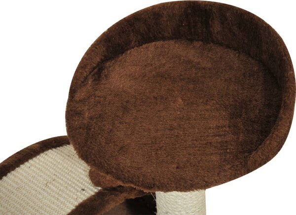 AllMyPets Tiragraffi per Gatti Albero Tiragraffi marrone 36x36x44cm - D30034