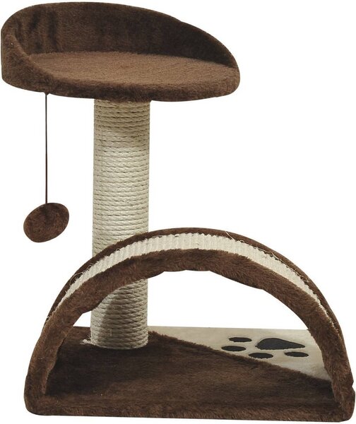 AllMyPets Tiragraffi per Gatti Albero Tiragraffi marrone 36x36x44cm - D30034