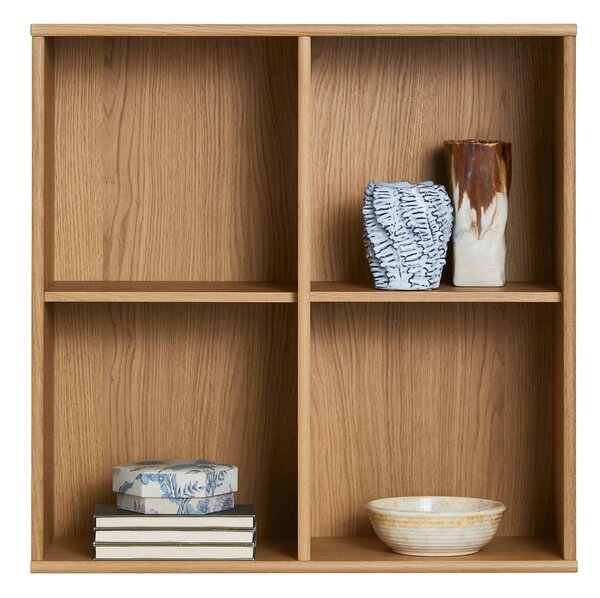 Libreria a sospensione in rovere naturale 70x70 cm Mistral - Hammel Furniture