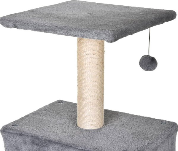 AllMyPets Tiragraffi per Gatti Albero Tiragraffi Torre Ricoperti di Sisal e Scale da Arrampicata - D30D78