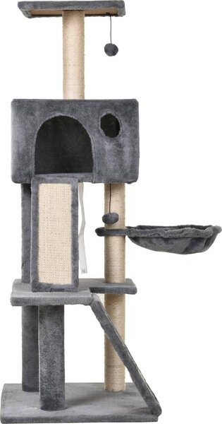 AllMyPets Tiragraffi per Gatti Albero Tiragraffi Torre Ricoperti di Sisal e Scale da Arrampicata - D30D78