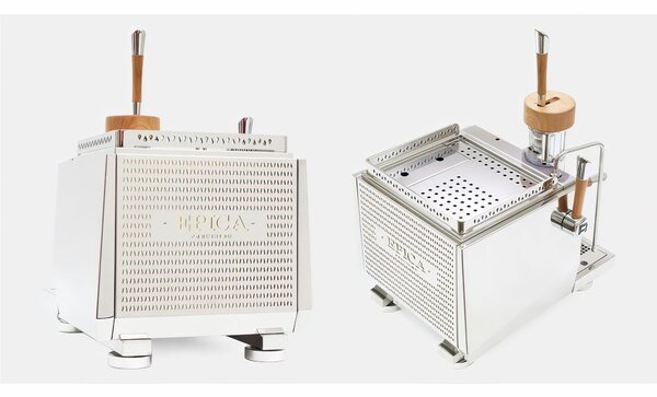 Macchina Espresso professionale ROCKET EPICA carrozzeria in Acciaio 18/10 AISI 316L, Dimensioni 42x50,5 x h64,5 cm -peso 42 kg