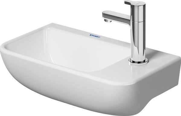 Lavabo DURAVIT ME by Starck in Vetroceramica sanitaria bianca 40 x 22 cm D 0717400000