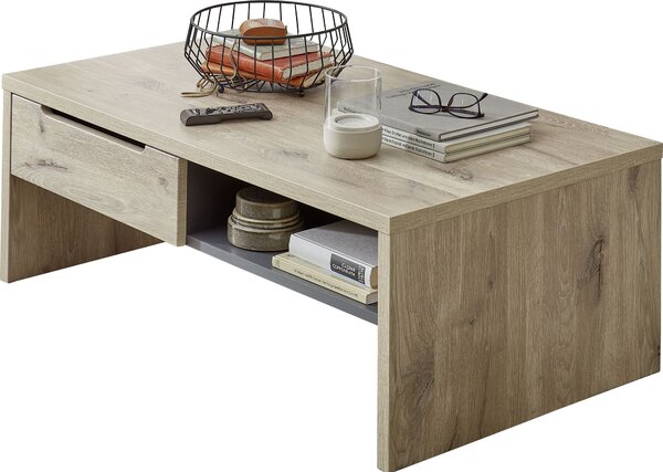 Couchtisch >Bellano< in Rovere Viking Decor, MDF, Spannplatte - 110x41x65cm (LxAxP)