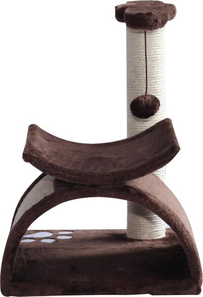 AllMyPets Tiragraffi per Gatti Tunnel in Sisal Marrone 40x30x43cm - D30185