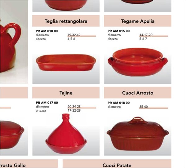 Pentola bombata in Terracotta con coperchio �15 x h17 cm Colore Amaranto Adatti per cucinare su : Fiamma, Piastra elettrica , Forno , Microonde