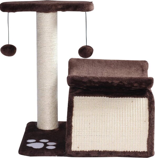 AllMyPets Tiragraffi per Gatti Tunnel in Sisal Marrone 40x30x43cm - D30185