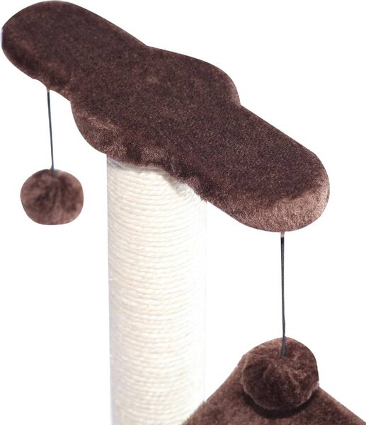 AllMyPets Tiragraffi per Gatti Tunnel in Sisal Marrone 40x30x43cm - D30185