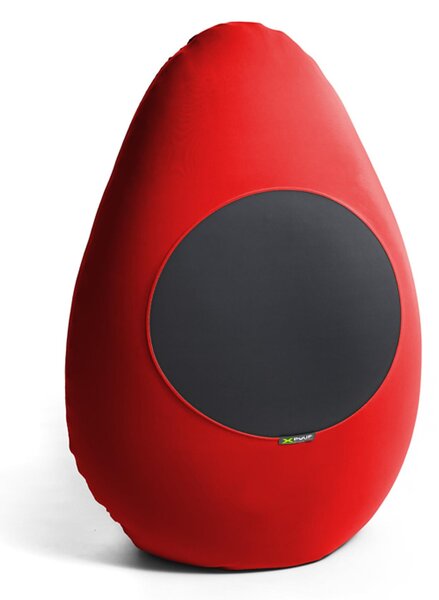 Pouf in microfibra elastica traspirante X-Drop 70x40xh140 cm colore Rosso