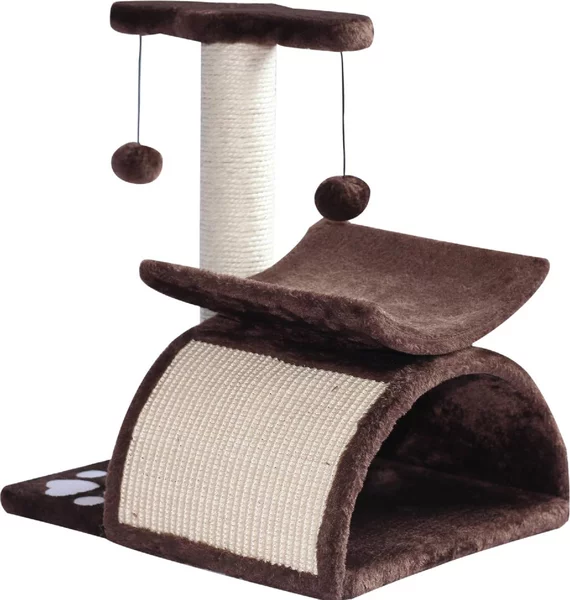 AllMyPets Tiragraffi per Gatti Tunnel in Sisal Marrone 40x30x43cm - D30185