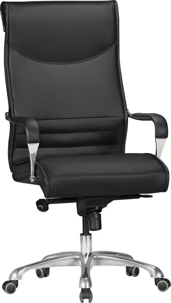 Sedia da ufficio BIGBOSS Cover Similcuoio nera Sedia da scrivania