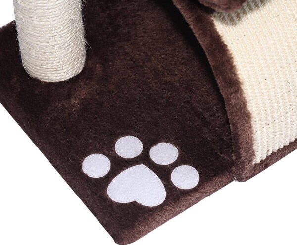 AllMyPets Tiragraffi per Gatti Tunnel in Sisal Marrone 40x30x43cm - D30185