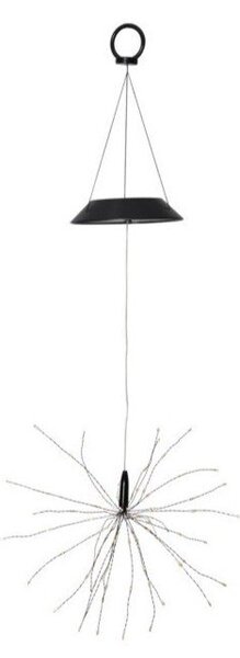 Lampada a sospensione solare a LED per esterni con LED bianchi, altezza 50 cm Firework - Star Trading