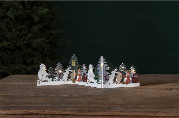 Decorazione luminosa con motivo natalizio Forest Friends - Star Trading