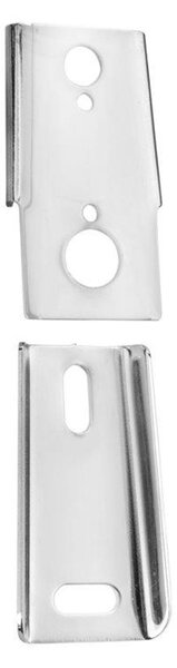 Porta scopino a Muro a Baionettarotondo con attacco a baionetta OMBRA �8xh34 cm in finitura cromo lucido AISI 304 bagno galvanico di oltre 22 micron inalterabile nel tempo