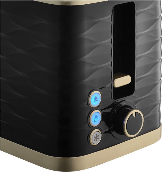 SENCOR Tostapane 2 Fette 3 in 1 Potenza 930 Watt con 7 Livelli di Tostatura e Timer colore Nero - STS7501BL