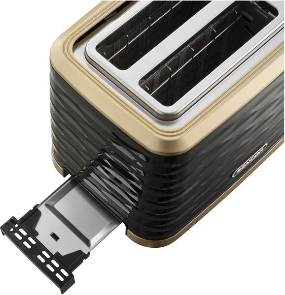 SENCOR Tostapane 2 Fette 3 in 1 Potenza 930 Watt con 7 Livelli di Tostatura e Timer colore Nero - STS7501BL