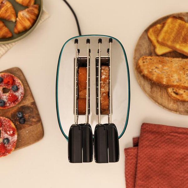 Cecotec Tostapane 2 Fette Potenza 650 Watt con 7 Livelli di Doratura colore Nero - 02184 Toast&Taste Double B