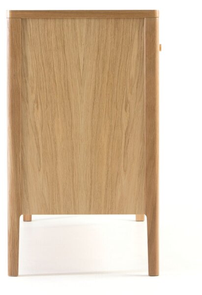 Credenza Villa in legno ingegnerizzato e massiccio, dimensioni 135 x 45 x h78 cm, peso 55 Kg, finitura legna