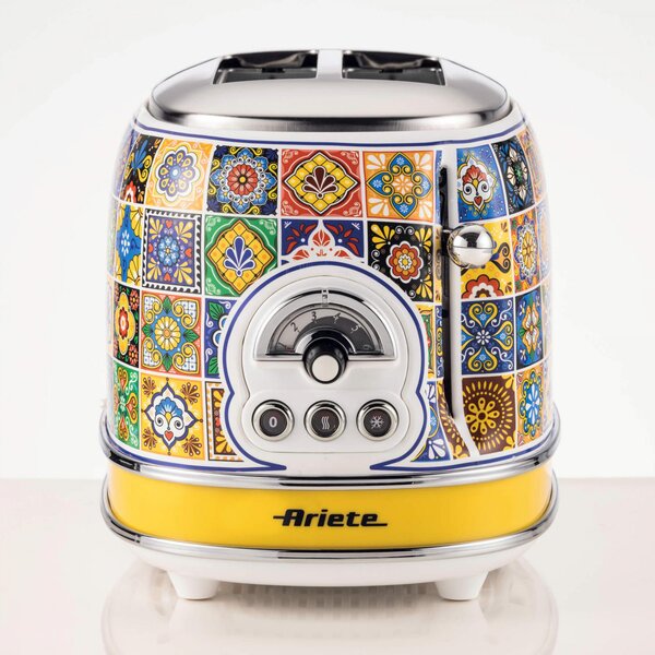Ariete Tostapane 2 Fette Potenza 815 Watt 6 Livelli di Doratura + Funzione Defrost Estetica Positano - 00C01550PAR0