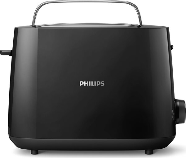Philips Tostapane 2 Fette Potenza 830 watt Funzione Scongelamento colore Nero - HD2581/90